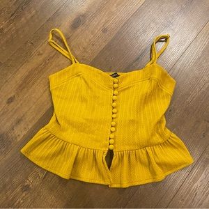 Adorable Yellow Forever 21 Tank Top